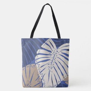 Tote Bag Feuilles tropicales hawaïennes de la jungle Monste