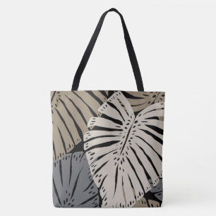 Tote Bag Feuilles tropicales hawaïennes de la jungle Monste