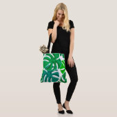 Tote Bag Feuilles tropicaux (Sur le modèle)