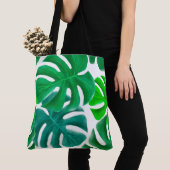 Tote Bag Feuilles tropicaux (De près)
