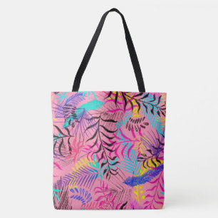Tote Bag Feuilles tropicaux