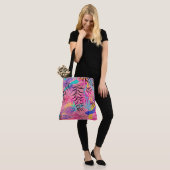 Tote Bag Feuilles tropicaux (Sur le modèle)