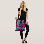 Tote Bag Feuilles tropicaux (Sur le modèle)