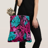 Tote Bag Feuilles tropicaux (De près)