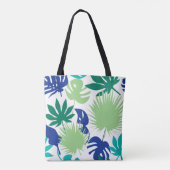 Tote Bag Feuilles tropicaux, feuilles (Dos)