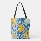 Tote Bag Feuilles tropicaux : Jungle Abstraite (Dos)
