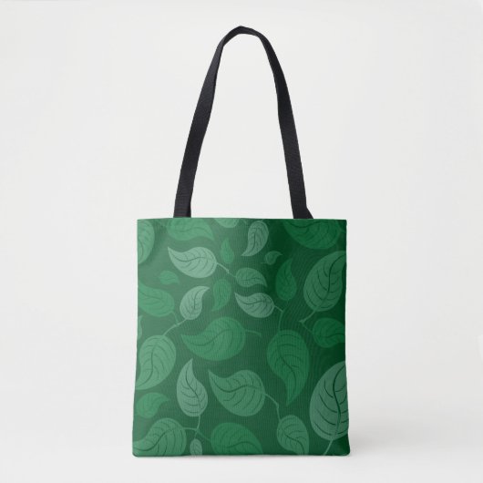 Tote Bag Feuilles verts (Devant)