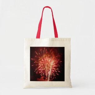 Tote Bag Feux d'artifice Rouges, Blancs et Bleus II Patriot