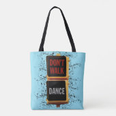 Tote Bag Feux de signalisation de danse (Dos)
