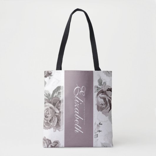Tote Bag Fiançailles rose rose poussiéreux (Devant)