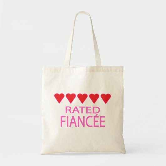 Tote Bag Fiancée Cinq Coeurs (Devant)