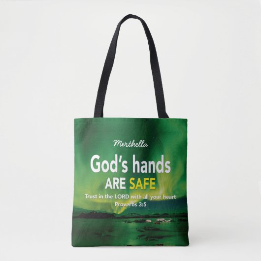 TOTE BAG FIDUCIE PERSONNALISÉE DANS L'ÉTERNEL (Devant)