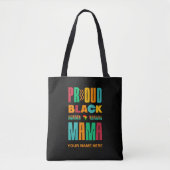 Tote Bag Fier Black Mama Histoire Noire Mois Famille (Devant)