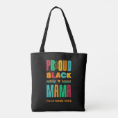 Tote Bag Fier Black Mama Histoire Noire Mois Famille (Dos)