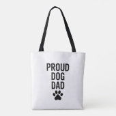 Tote Bag Fier chien papa - Drôle animal de compagnie Lover  (Dos)