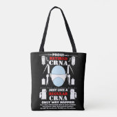 Tote Bag Fier CRNA retraité (Dos)