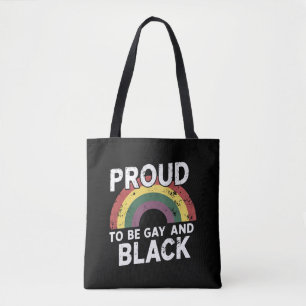 Tote Bag Fier D'Être Gay Et Black Pride Mois 2025