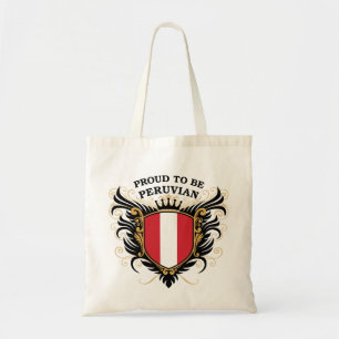 Tote Bag Fier d'être péruvien