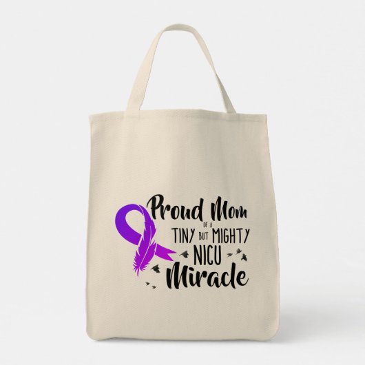Tote Bag Fier maman d'un miracle NICU (Dos)