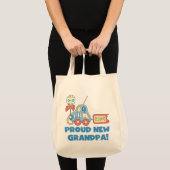Tote Bag Fier nouveau grand-père C'est un garçon TShirts et (Devant (produit))