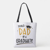 Tote Bag Fier papa d'un diplômé (Dos)