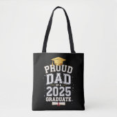Tote Bag Fier Papa D'Un Diplôme Familial De 2025 (Devant)