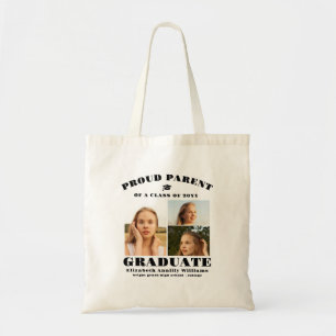 Tote Bag Fier parent Photos de l'année 3 Diplômé(e) senior