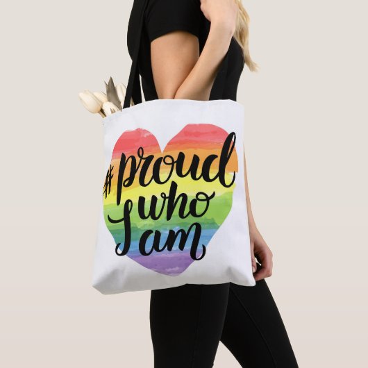 Tote Bag Fier qui je suis (De près)