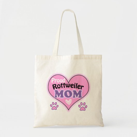 Tote Bag Fier Rottweiler Maman (Devant)