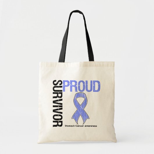 Tote Bag Fier Survivant - Cancer de l'estomac (Devant)