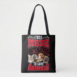 Tote Bag Fier Vet Tech Aimer Animaux Vétérinaire