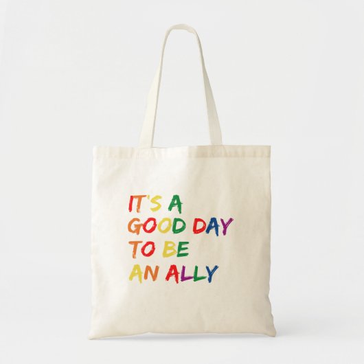Tote Bag Fière Ally Pride Gay LGBT Mois Parade Cadeau (Devant)