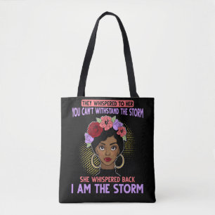 Tote Bag Fière Fille Noire Patrimoine Africain-Américain
