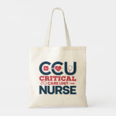 Tote Bag Fière infirmière CCU (Dos)