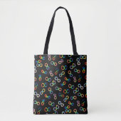 Tote Bag Fierté autistique Neurodiversité Acceptation (Devant)