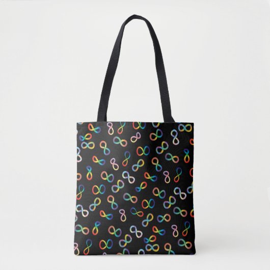 Tote Bag Fierté autistique Neurodiversité Acceptation (Devant)
