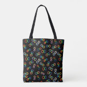 Tote Bag Fierté autistique Neurodiversité Acceptation (Dos)