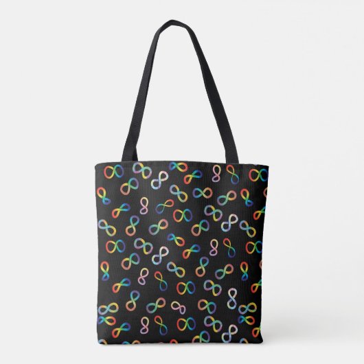 Tote Bag Fierté autistique Neurodiversité Acceptation (Dos)