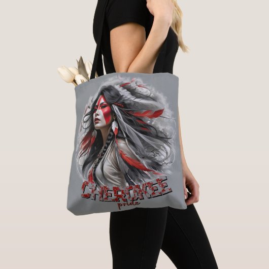 Tote Bag Fierté de Cherokee (De près)