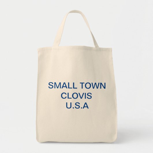 Tote Bag Fierté de la petite ville | Clovis (Devant)