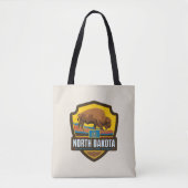 Tote Bag Fierté de l'État | Dakota du Nord (Devant)