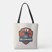 Tote Bag Fierté de l'État | Delaware (Dos)