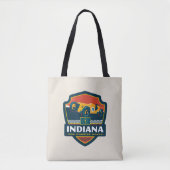 Tote Bag Fierté de l'État | Indiana (Devant)