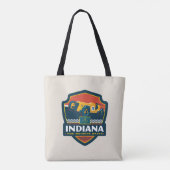 Tote Bag Fierté de l'État | Indiana (Dos)