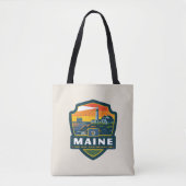 Tote Bag Fierté de l'État | Maine (Devant)