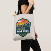 Tote Bag Fierté de l'État | Maine (De près)