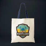 Tote Bag Fierté de l'État | Maryland<br><div class="desc">Anderson Design Group est une société d'illustration et de conception de pointe située à Nashville,  au Tennessee. Founder Joel Anderson Directives Team of talented artists to create original poster art that looks like classic vintage publicité prints from the 1920s to the 1960s.</div>