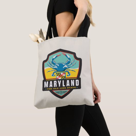 Tote Bag Fierté de l'État | Maryland (De près)