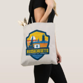 Tote Bag Fierté de l'État | Massachusetts (De près)