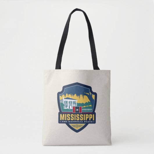 Tote Bag Fierté de l'État | Mississippi (Devant)